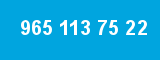 965 113 75 22 965 113 75 22